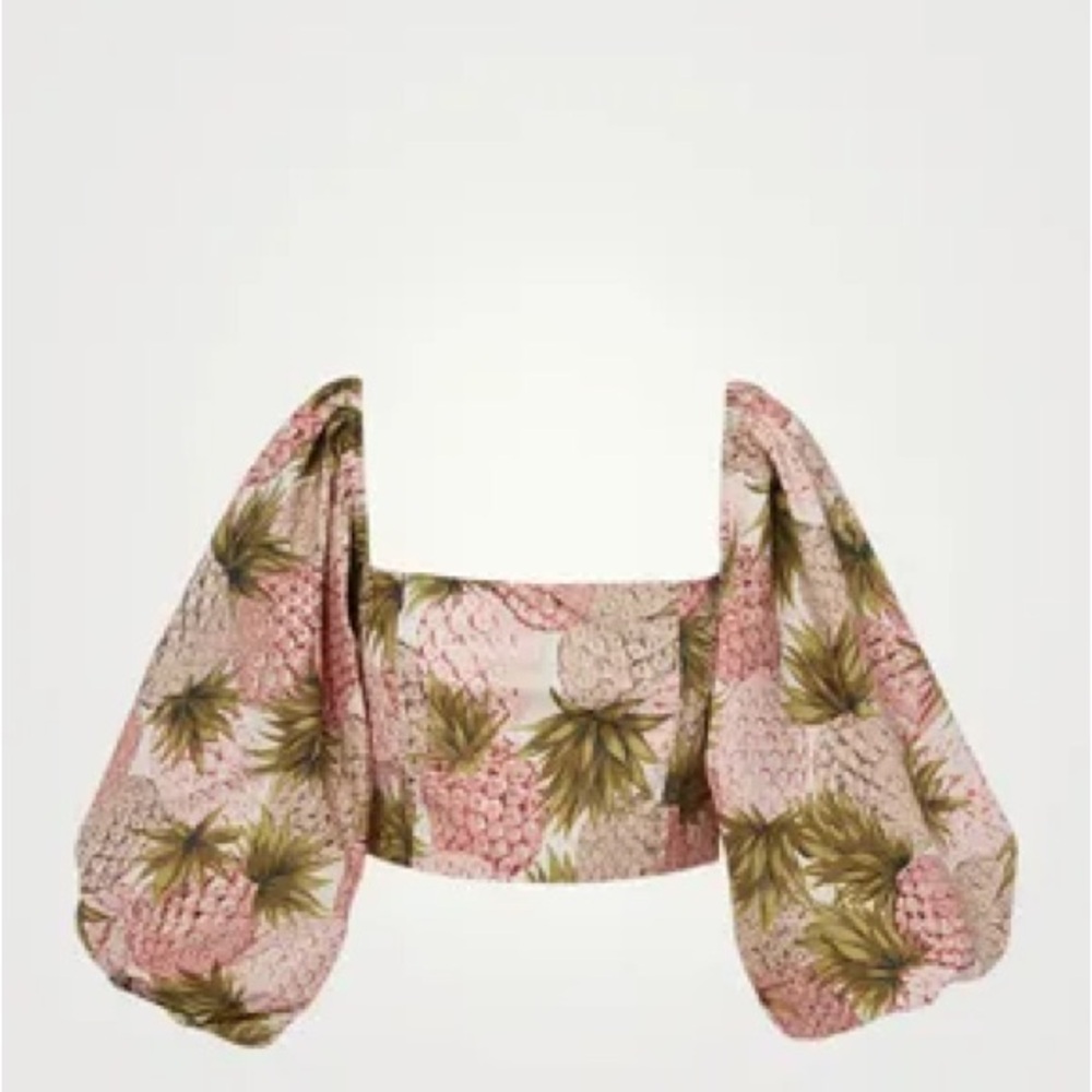 CARA CARA
Sagaponack Crop Top In Pineapple